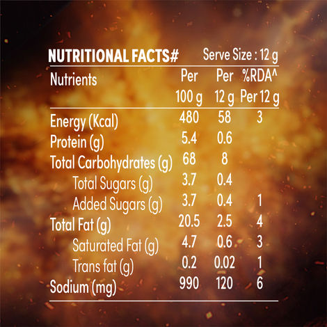 Too Yumm! Bhoot Karare Spicy Chilli Flavour Crisps | No Palm Oil Snacks