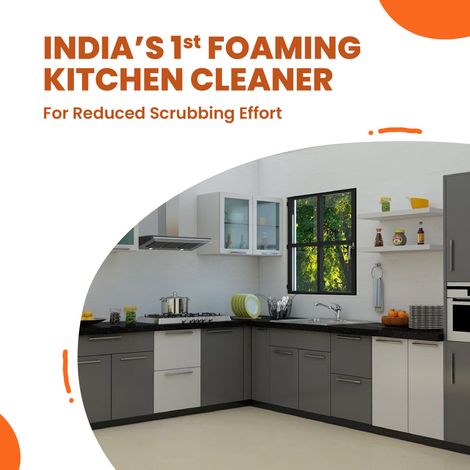 Happi Planet | Kitchen Cleaner | India s 1st Foaming Formulation For Less Scrubbing