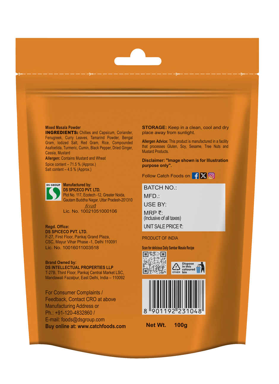 Catch Daily Sambhar Masala