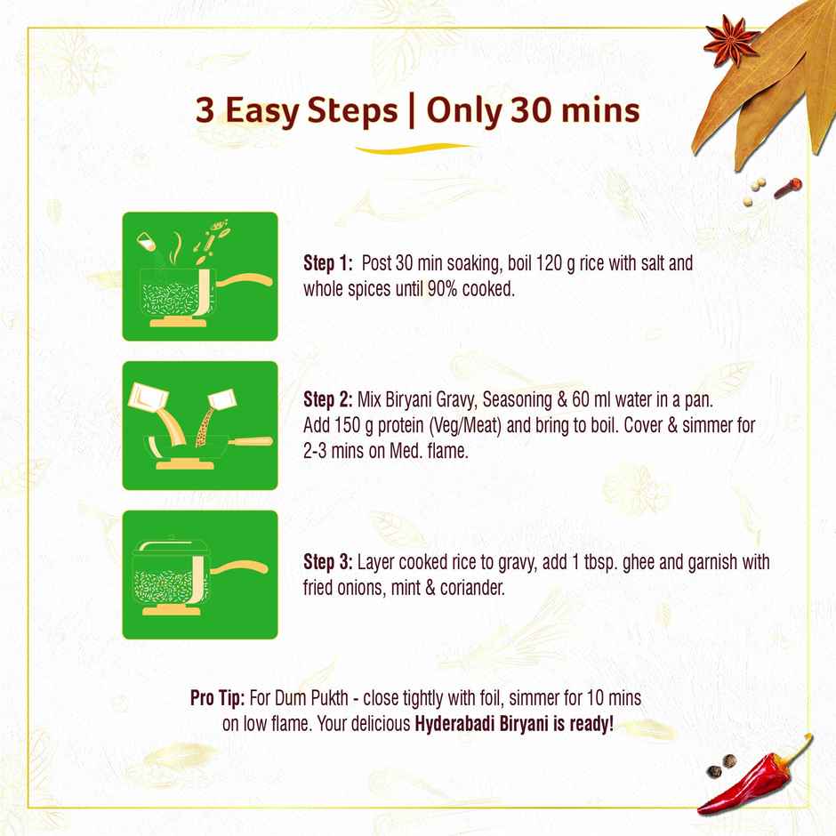 India Gate Classic Hyderabadi Biryani Masala