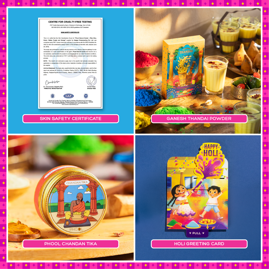 Holi Mohalla Pop-up Gulal Box | Phool