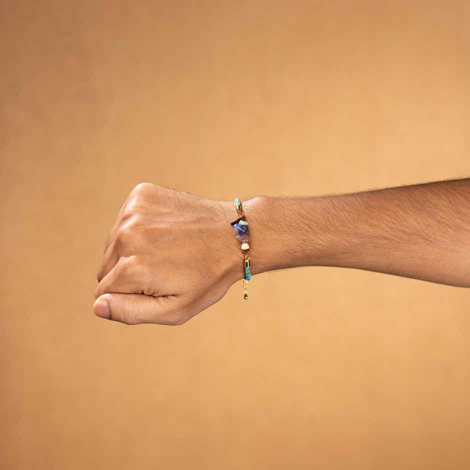 Phool 7 Chakra Bracelet Rakhi - Spiritual Design