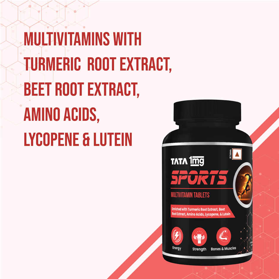 Tata 1mg Sports Multivitamin Pack Of 60