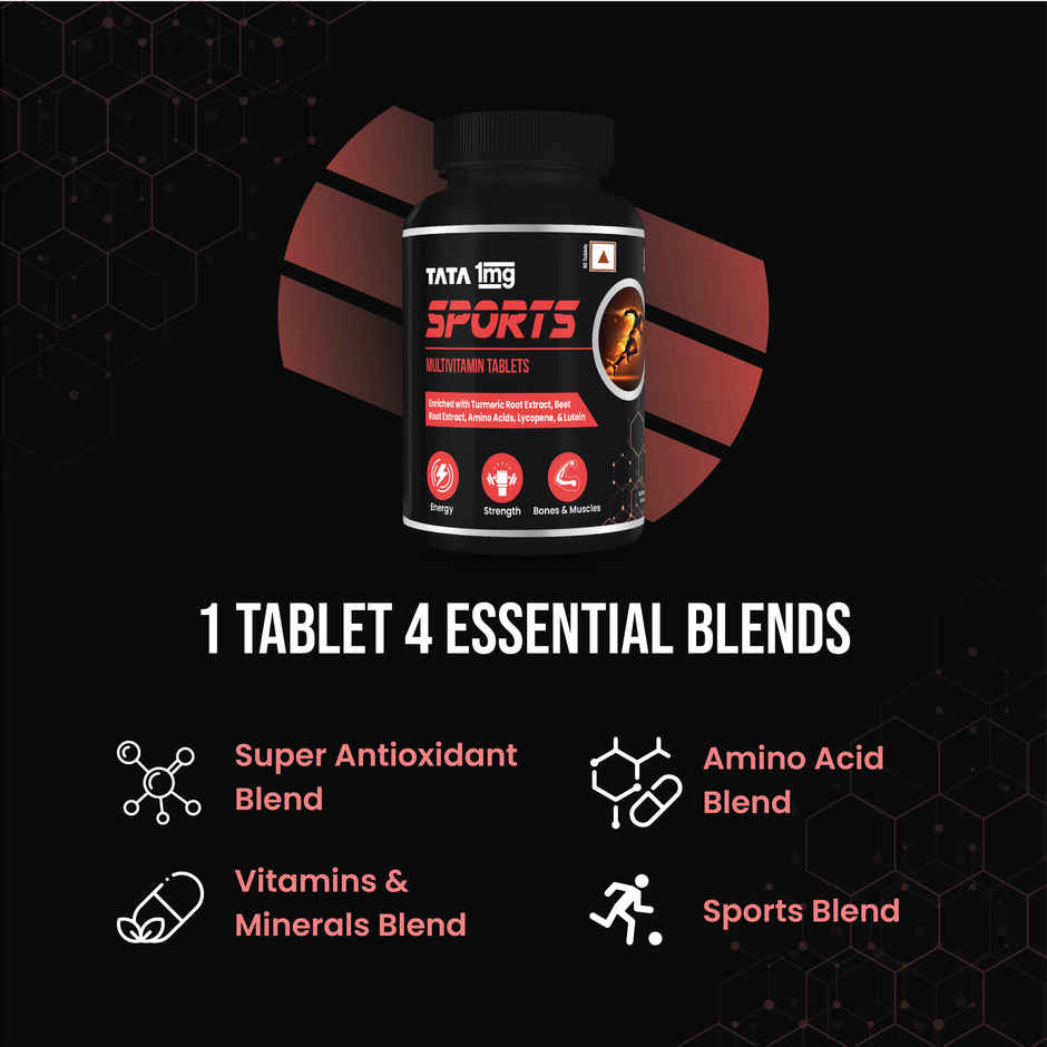Tata 1mg Sports Multivitamin Pack Of 60