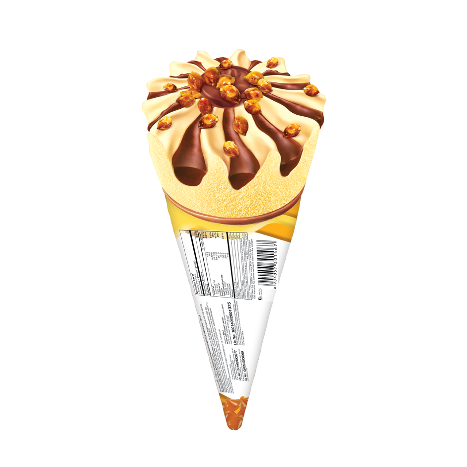 Arun Butterscotch Icone Ice Cream Cone Combo