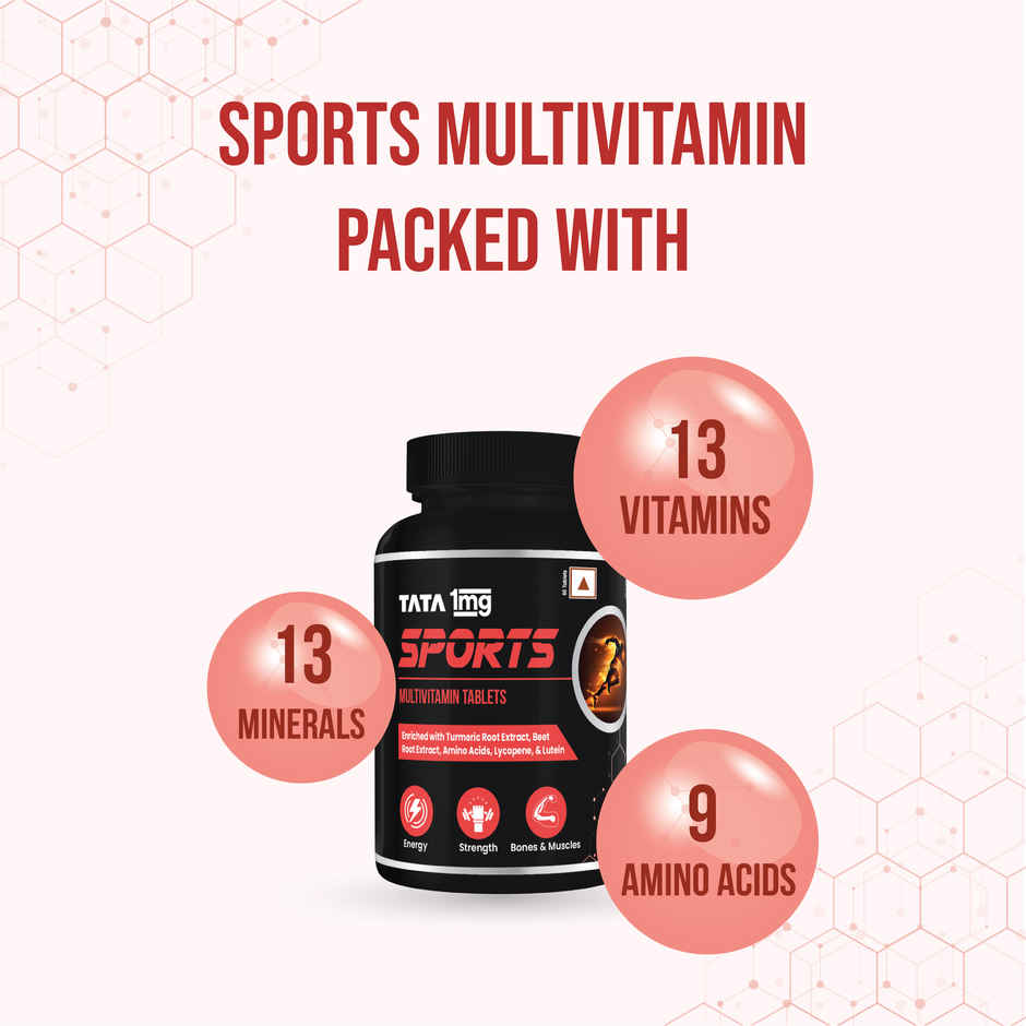 Tata 1mg Sports Multivitamin Pack Of 60