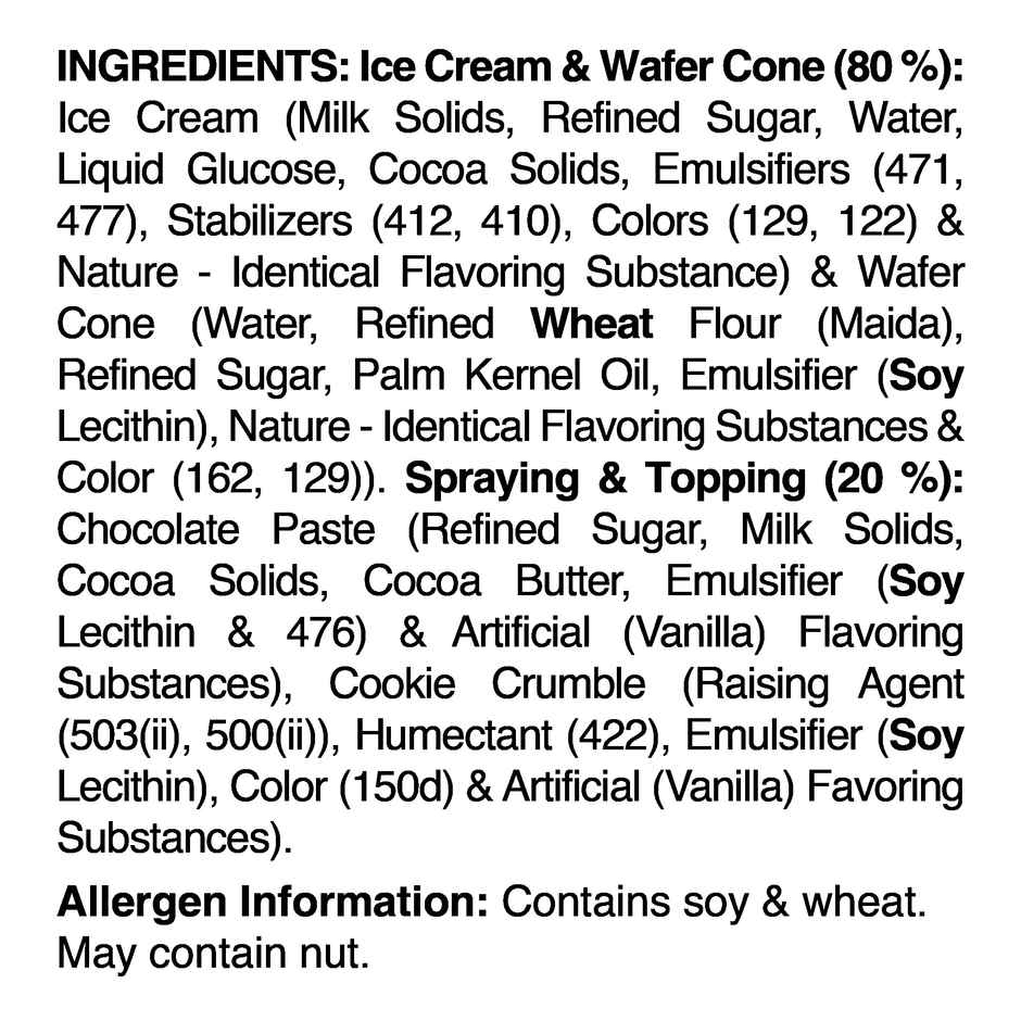 Arun Red Velvet Icone Ice Cream Cone | Soft & Velvety