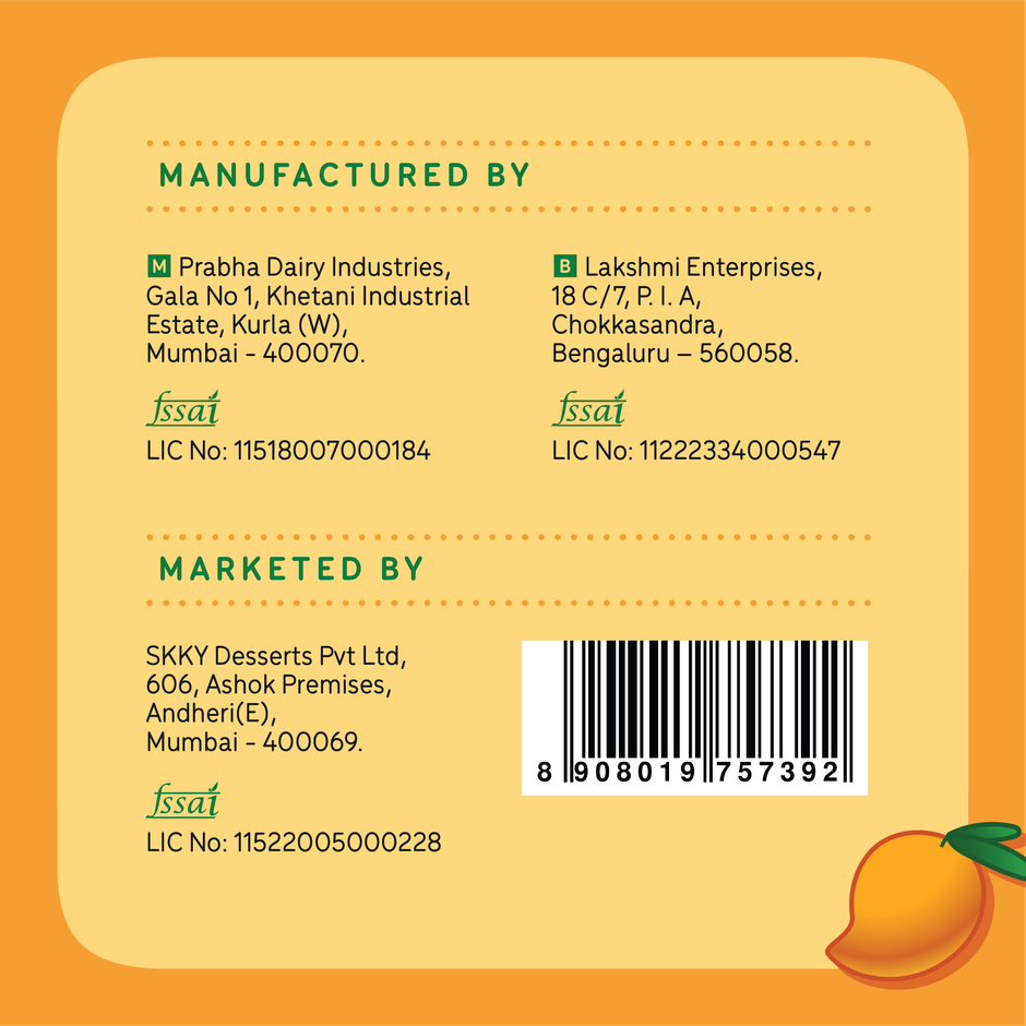 Go Zero Mad Over Mango Low Calorie Guilt Free Ice Cream Cup