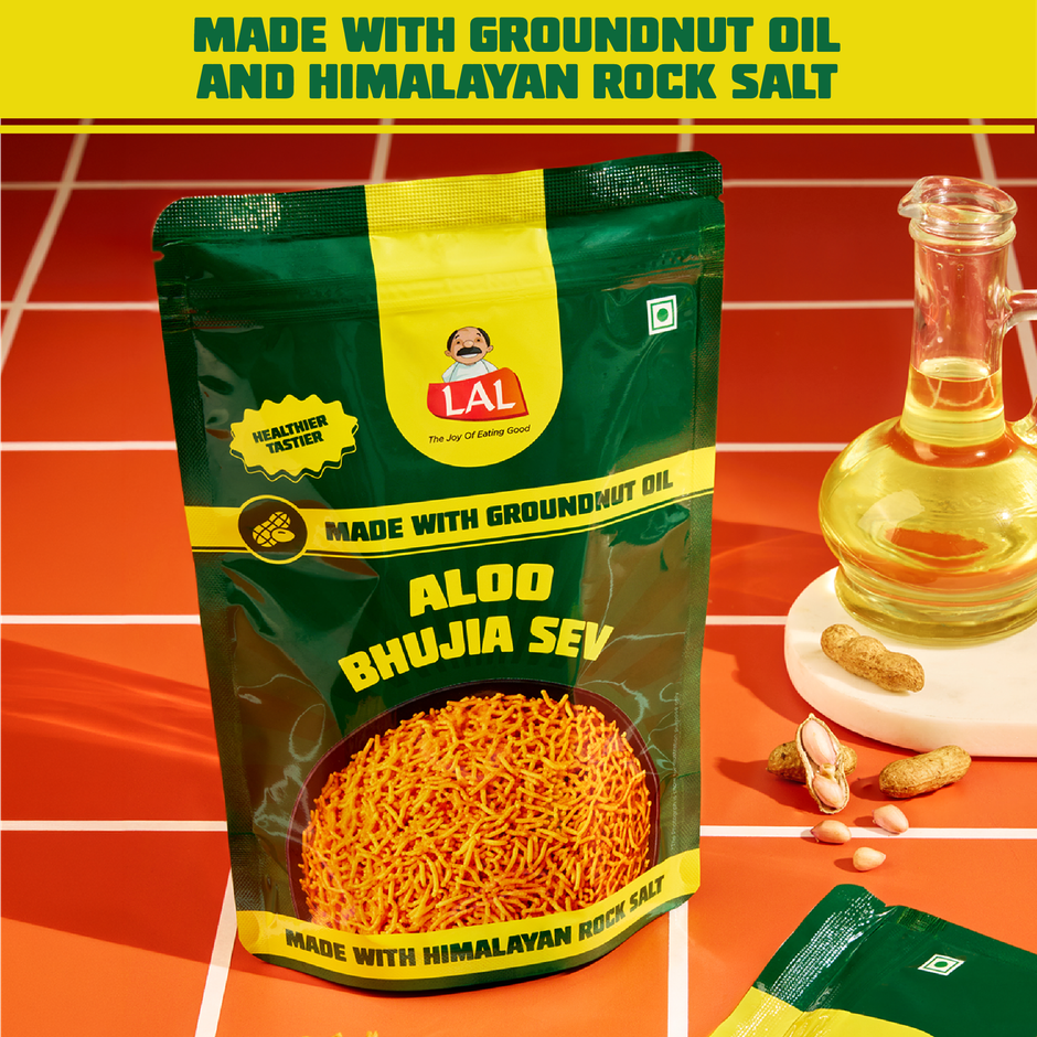 Lal Aloo Bhujia (Refined Groundnut Oil)