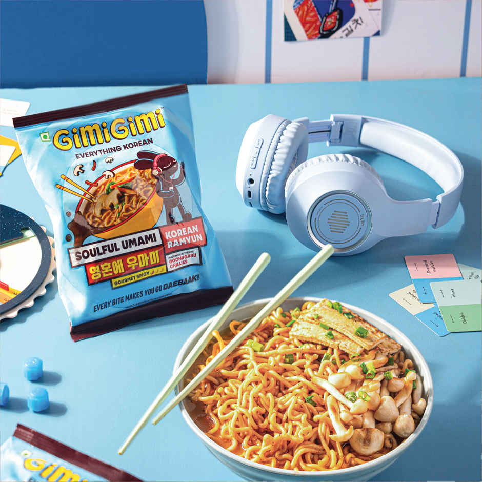 Gimi Gimi Shin Soulful Umami Veg Korean Ramen Noodles