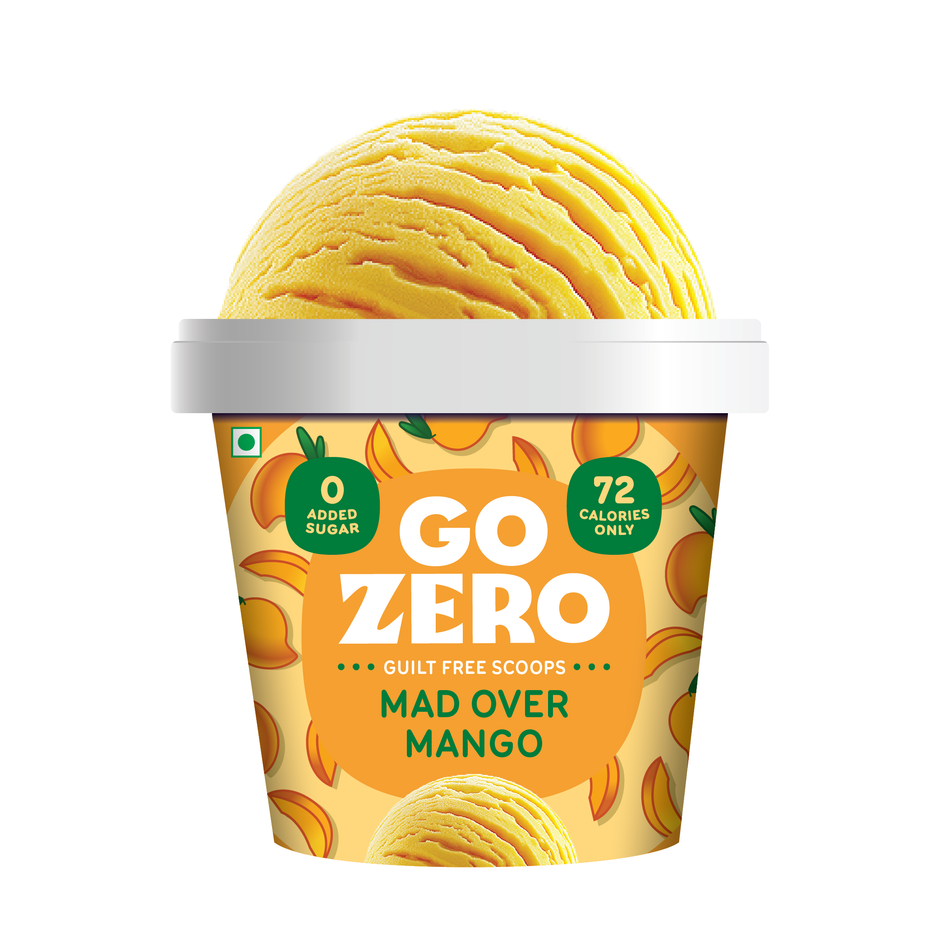Go Zero Mad Over Mango Low Calorie Guilt Free Ice Cream Cup