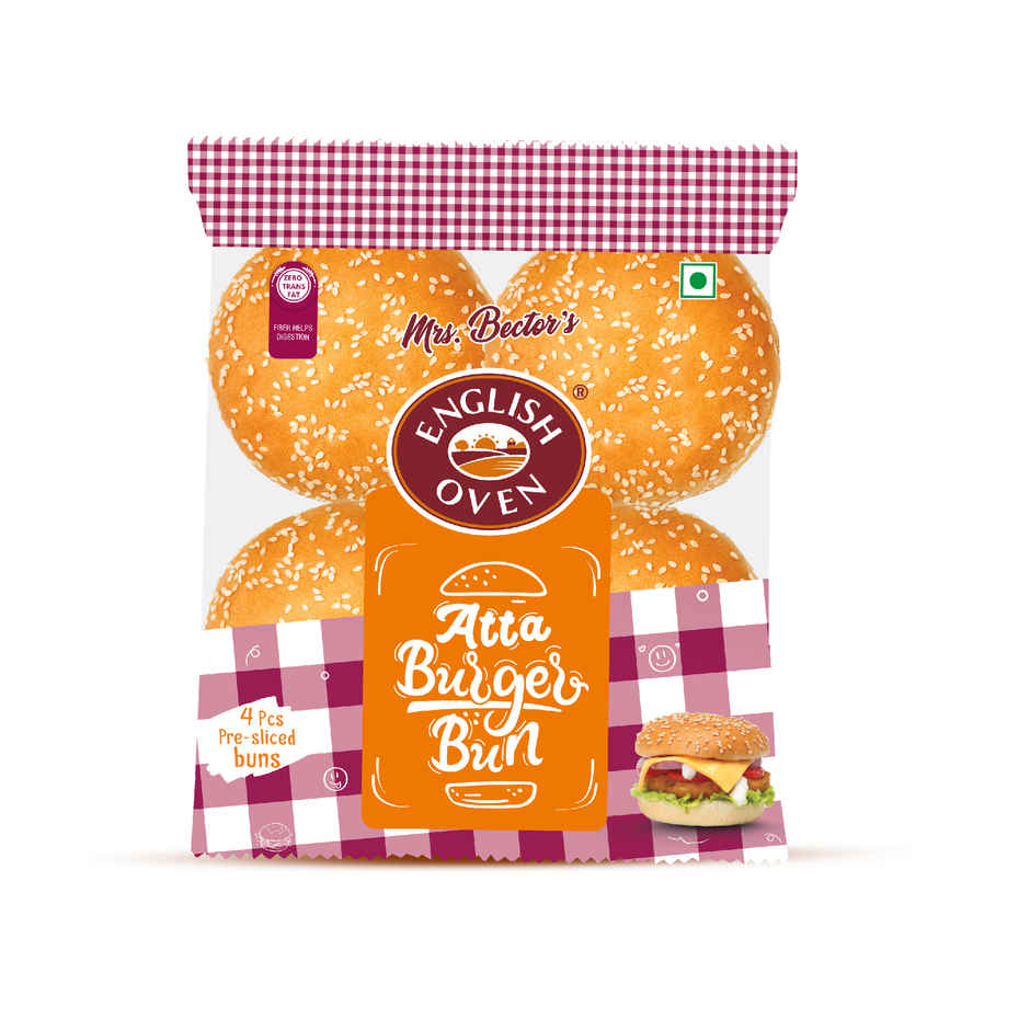 English Oven Atta Burger Bun