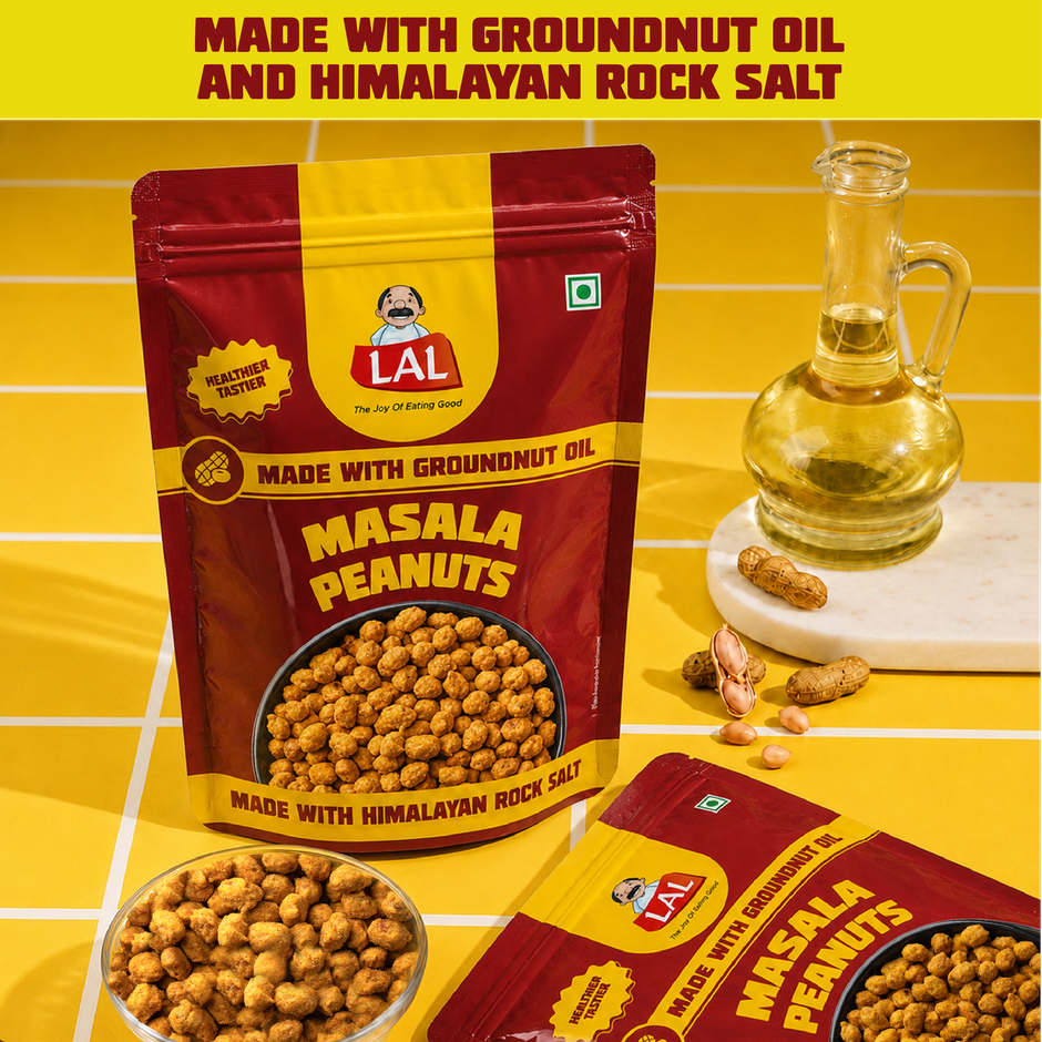 Lal Masala Peanuts (Refined Groundnut Oil)