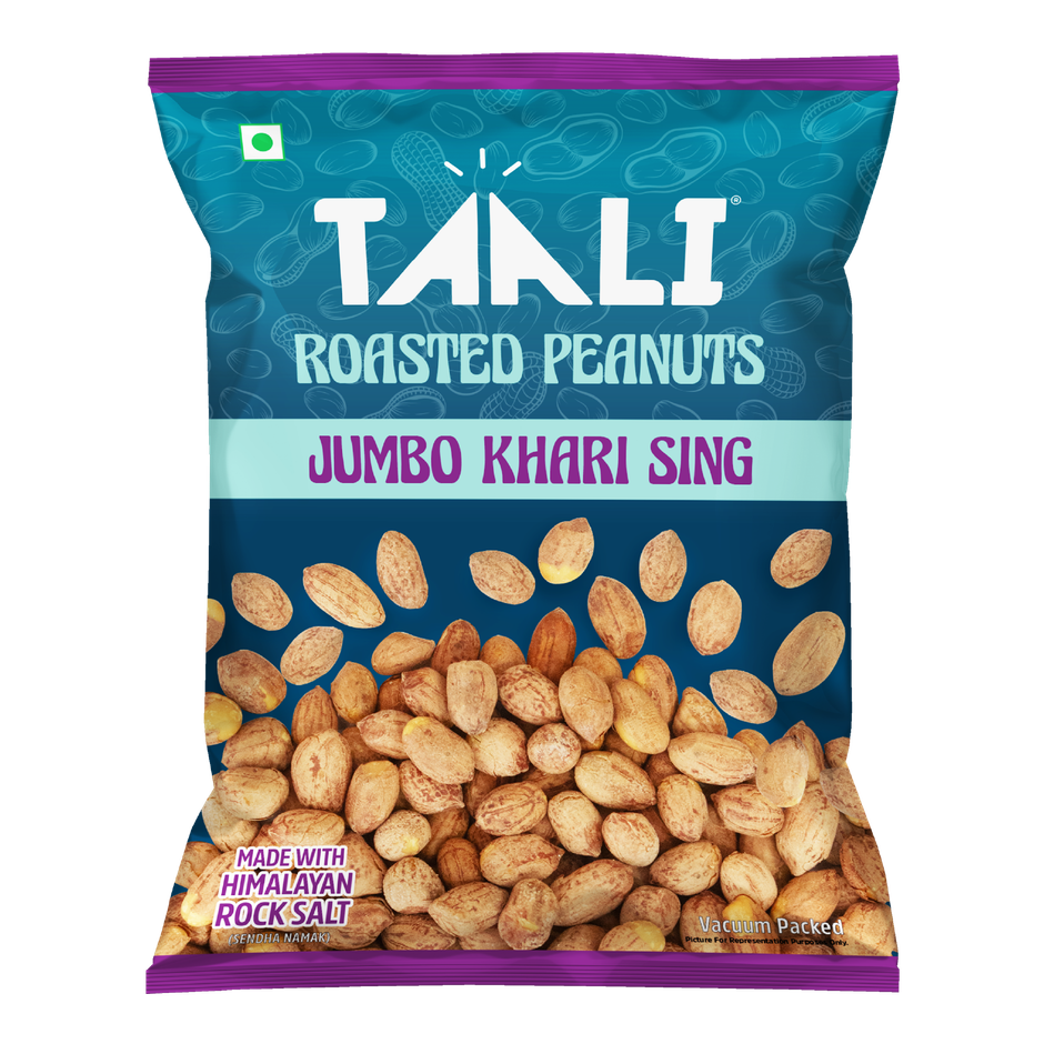 Taali Jumbo Khari Sing with Himalayan Rock Salt, Roasted Peanuts, No Palm Oil