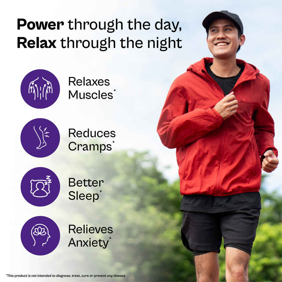 Tata 1Mg Magnesium Glycinate Tablets | High Absorption Chelated Form For Muscle Recovery