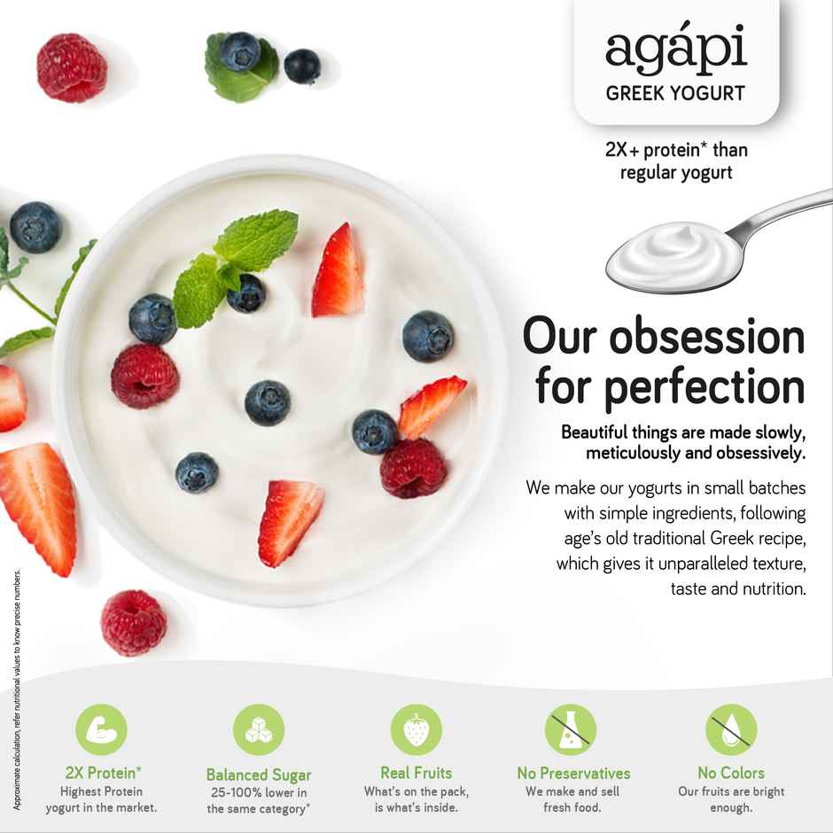 Agapi Natural Protein Greek Yogurt