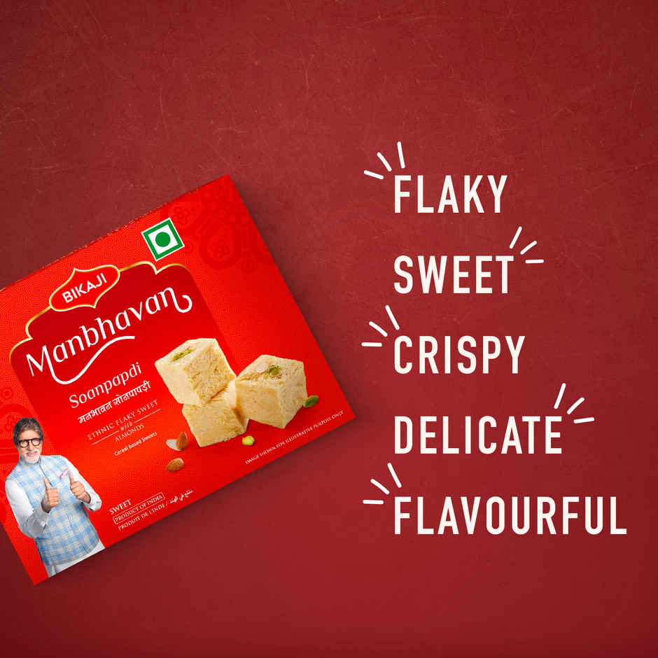 Bikaji Manbhawan Soan Papdi | Authentic Indian Sweet