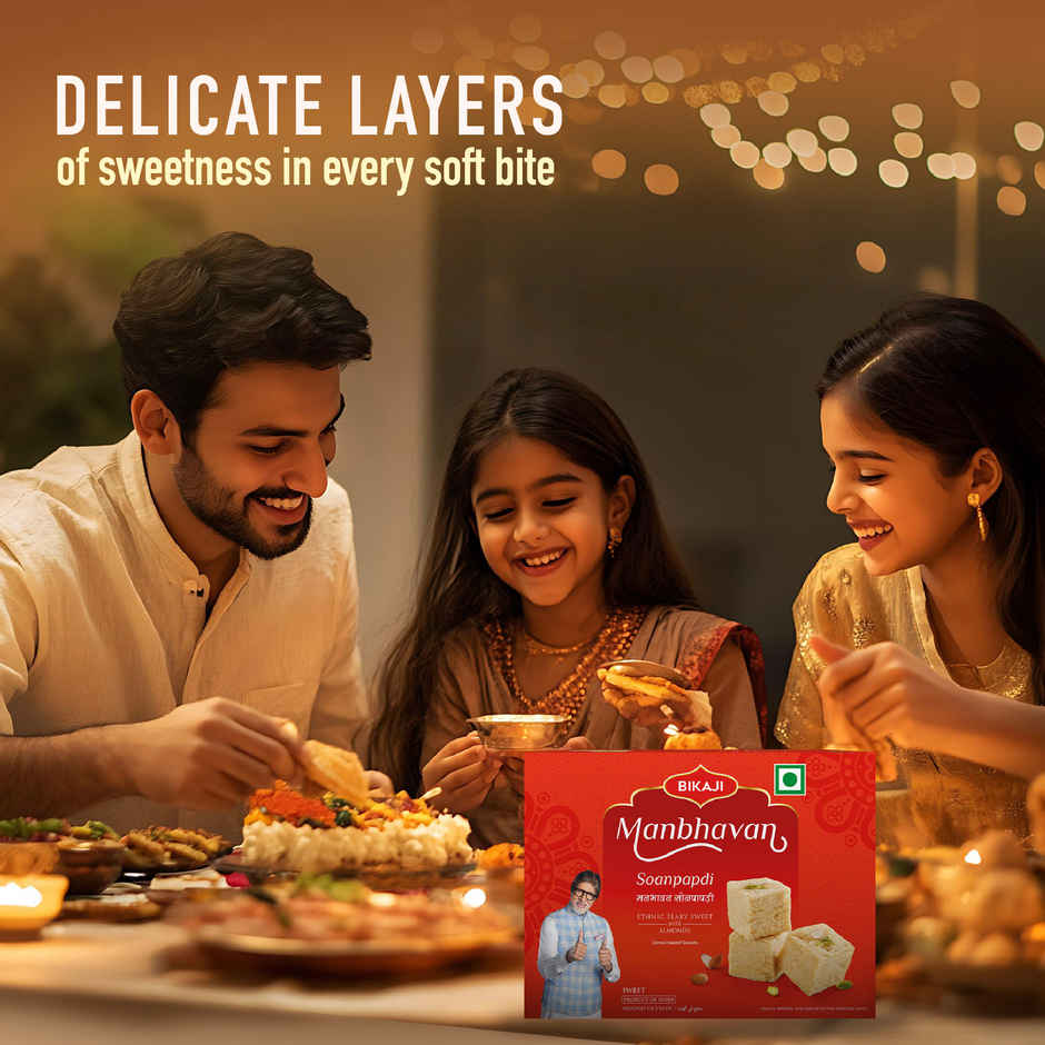 Bikaji Manbhawan Soan Papdi | Authentic Indian Sweet