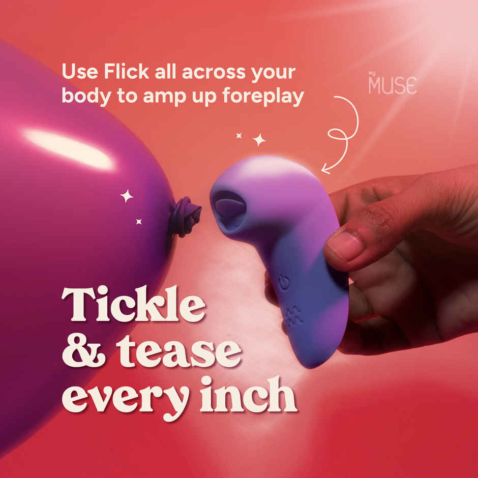 MyMuse Flick Tongue Massager | Gentle, Unique Feel