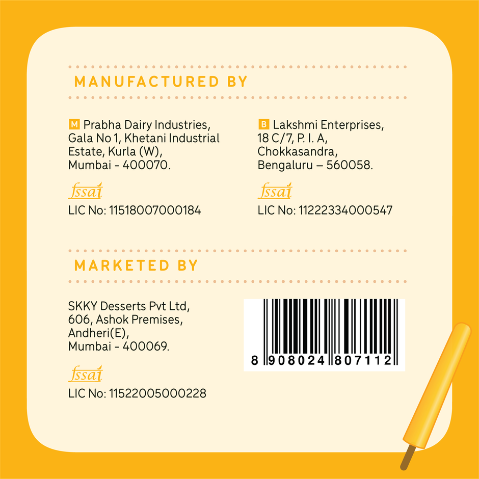 Go Zero Kesar Kulfi Guilt Free Ice Cream Stick