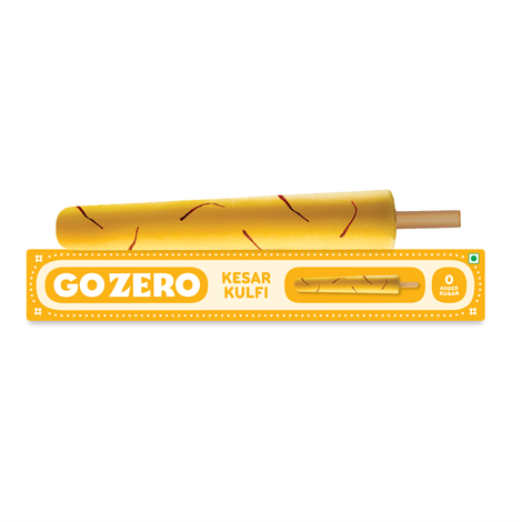 Go Zero Kesar Kulfi Low Calorie Guilt Free Ice Cream Stick