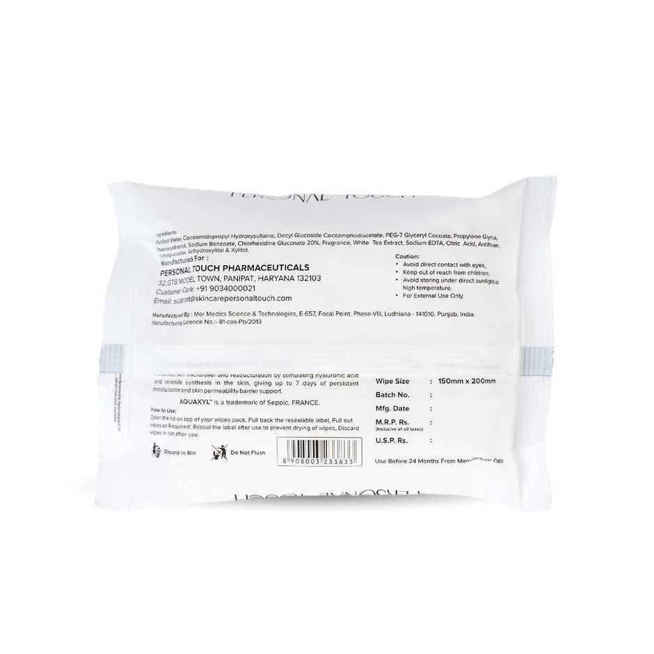 Personal Touch Skincare World's First Serum Infused Makeup Remover| 30 Pulls Per Pack