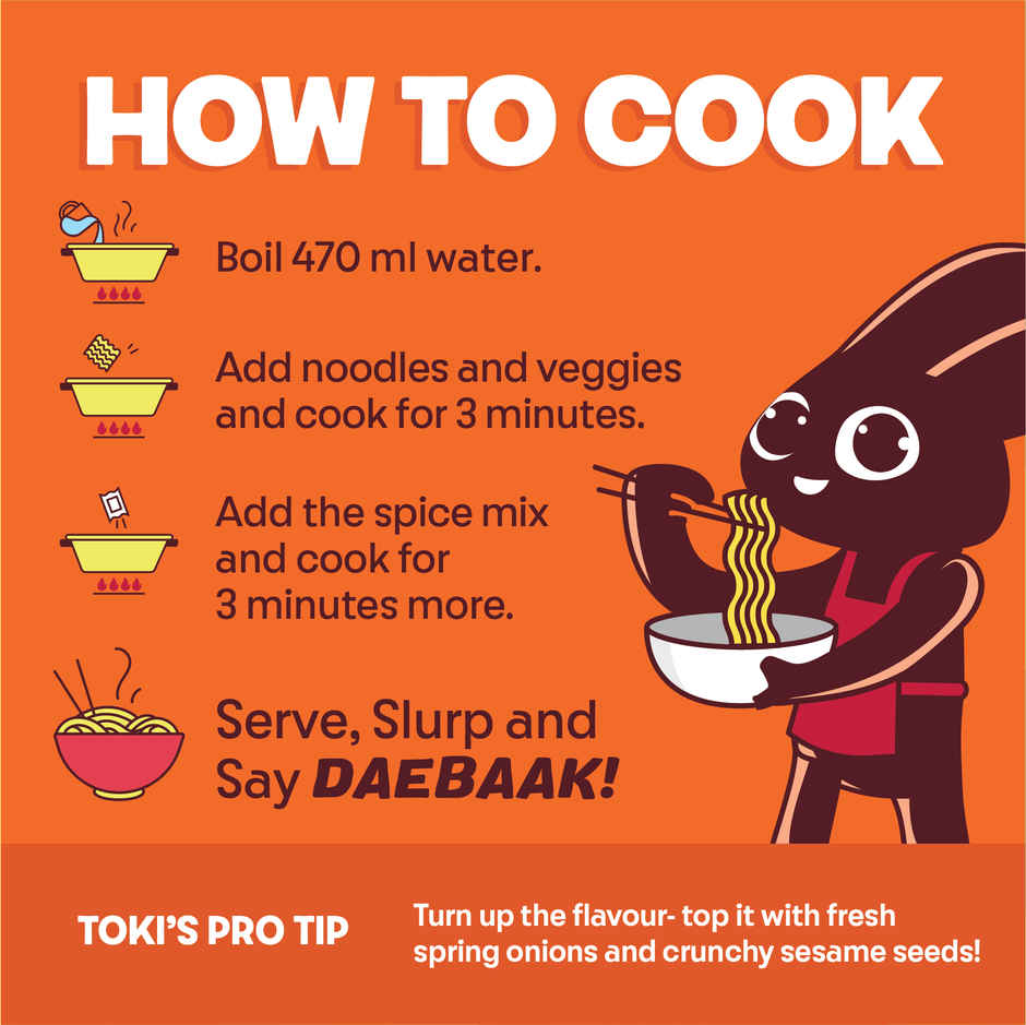 Gimi Gimi - K Curry - Veg Korean Ramen Noodles