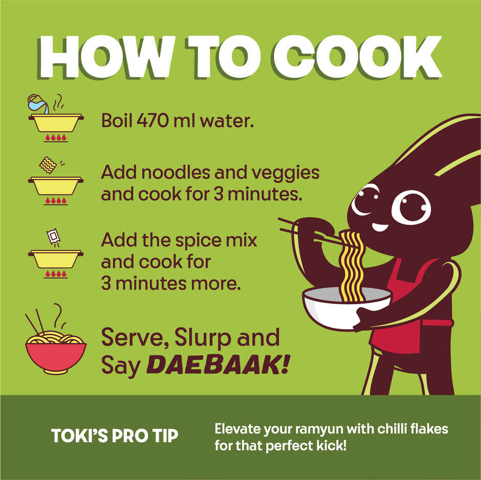 Gimi Gimi - Killer Kimchi - Veg Korean Ramen Noodles