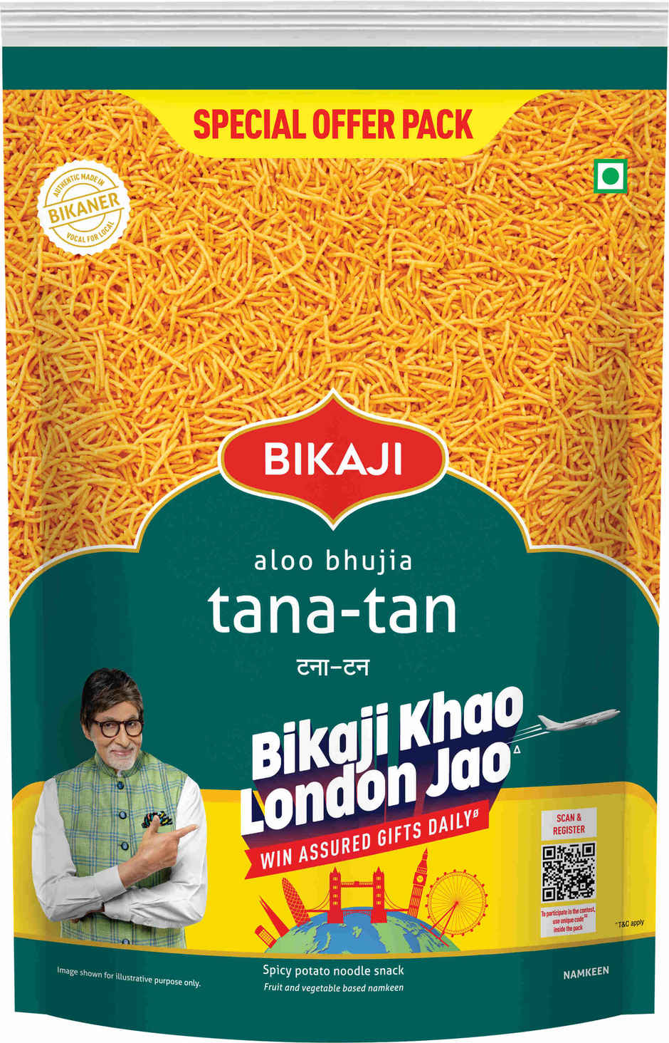 Bikaji Tana-Tan Aloo Bhujia | Sev Snack