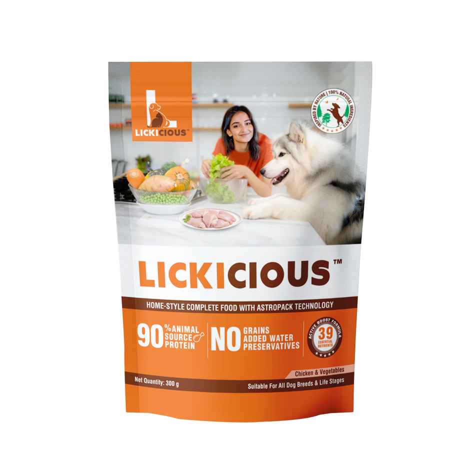 LICKICIOUS Complete Wet FOOD | No Preservatives | No Grains | 100% Natural
