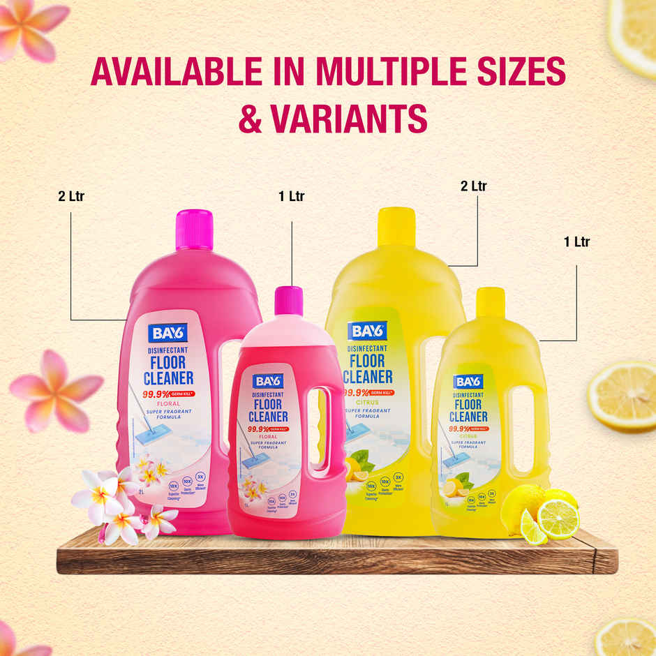 BAY6 Floor Cleaner Super Fragrant Citrus Formula