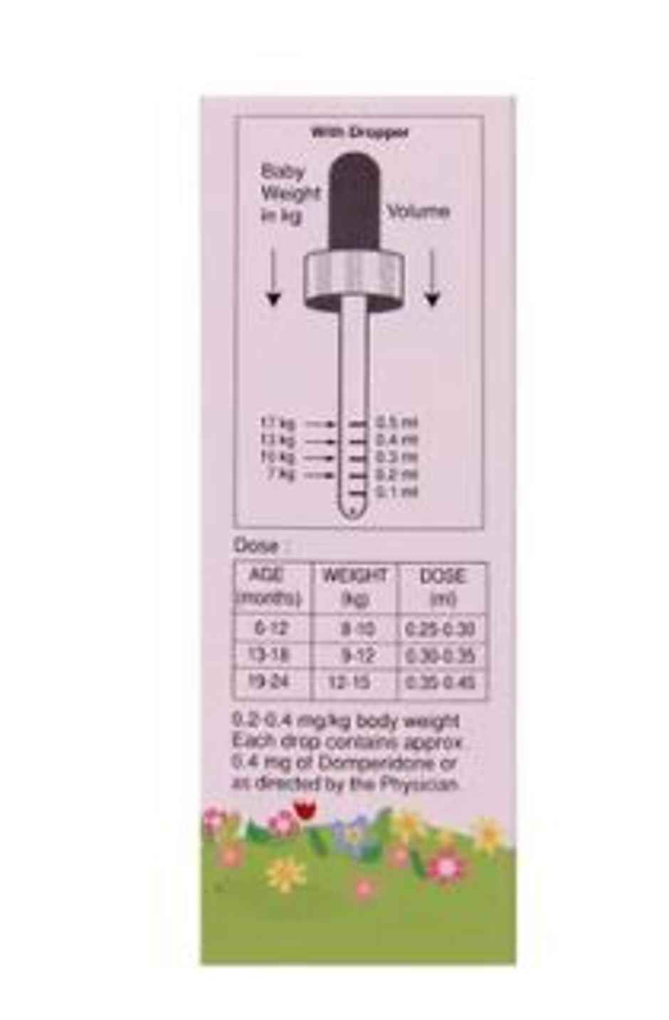 Domstal Baby Delicious Strawberry Flavour Oral Drop