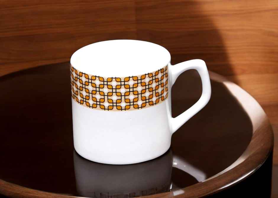 Capsicum Mug Chain Cups| 180 ml | Set Of 6