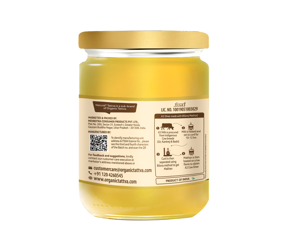 Natural Tattva A2 Cow Ghee