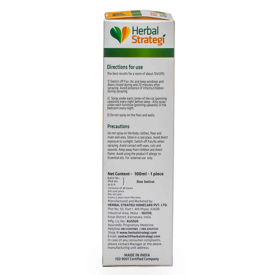 Herbal Strategi Mosquito Repellent Room Spray