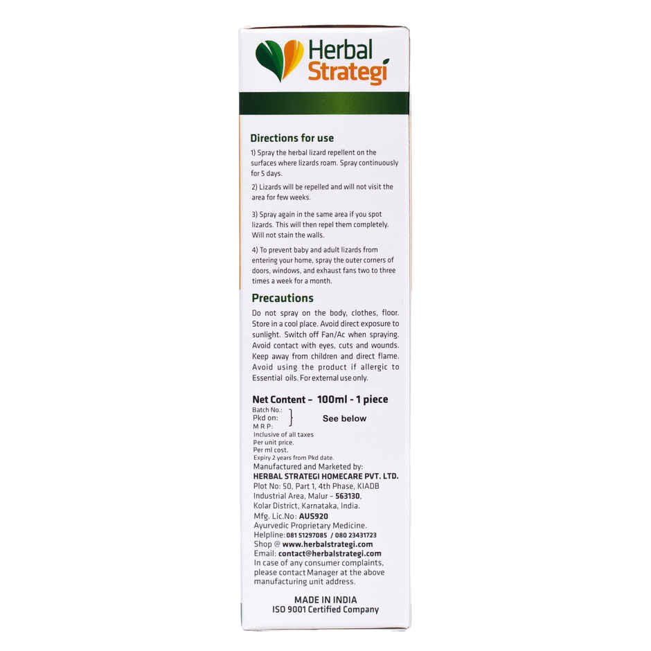 Herbal Strategi Lizard Repellent