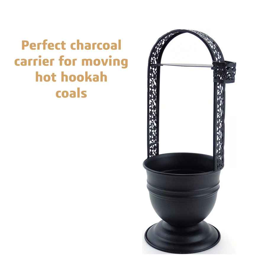 Cocoyaya Charcoal Holder Basket Black