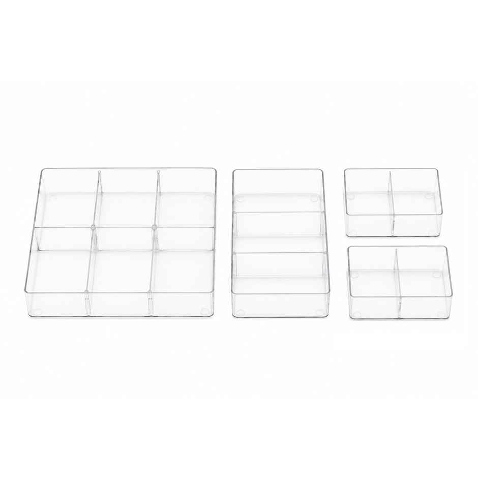 Steelo Divider Tray Set | 1 Big, 1 Medium, 2 Small