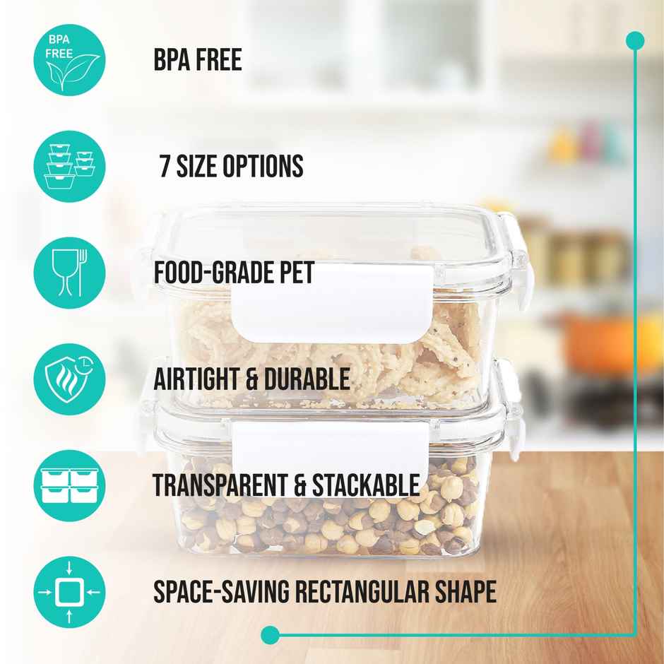 Steelo SoFresh Rectangular Container | 500 ml