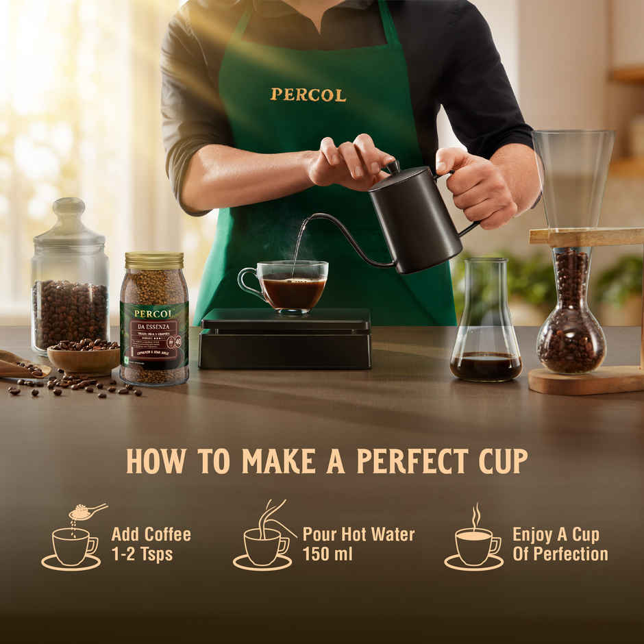 Percol Premium Instant Coffee Da Essenza Colombian Blend 40