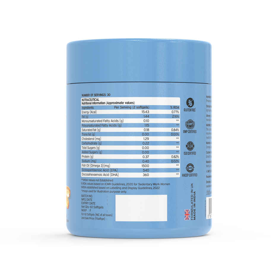 Nutriburst Omega 3 Triple Strength 540 Epa