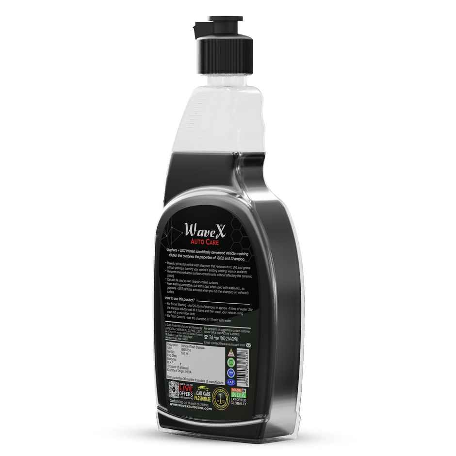 Wavex Graphene Ceramic Wash Shampoo for Ceramic Coated Vehicles
