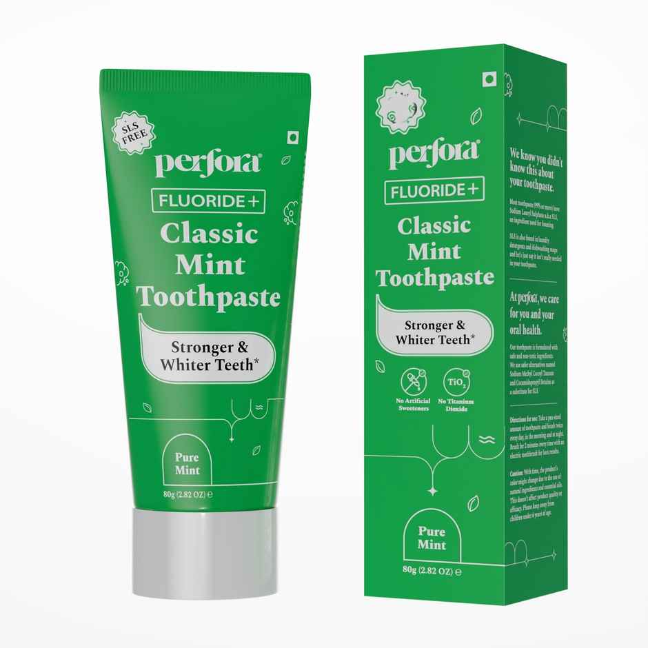 Perfora Classic Mint Toothpaste for Stronger Teeth Combo