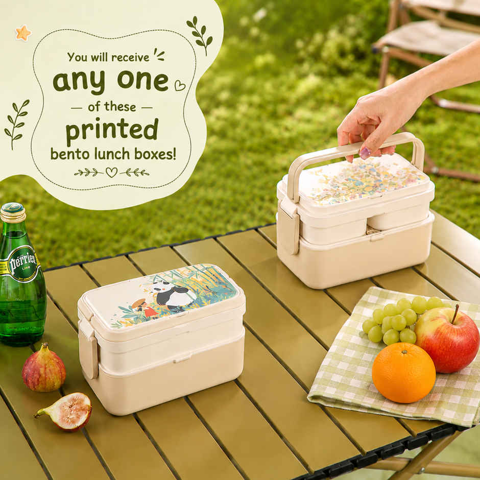 Steelo Bento 3 in 1 Lunch Box | Flower Print