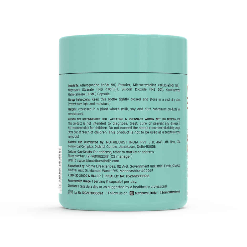 Nutriburst Ksm-66 Ashwagandha Capsules