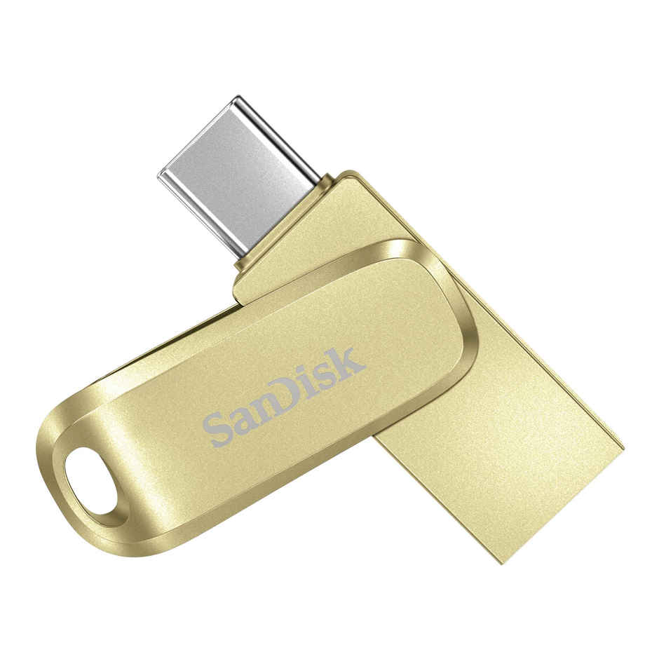 SanDisk Ultra Dual Drive Luxe 128GB Type-C OTG, 400MB/s, Gold | SDDDC4