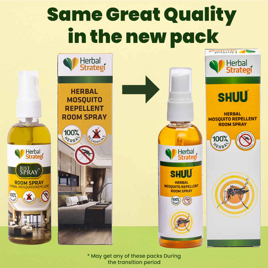 Herbal Strategi Mosquito Repellent Room Spray