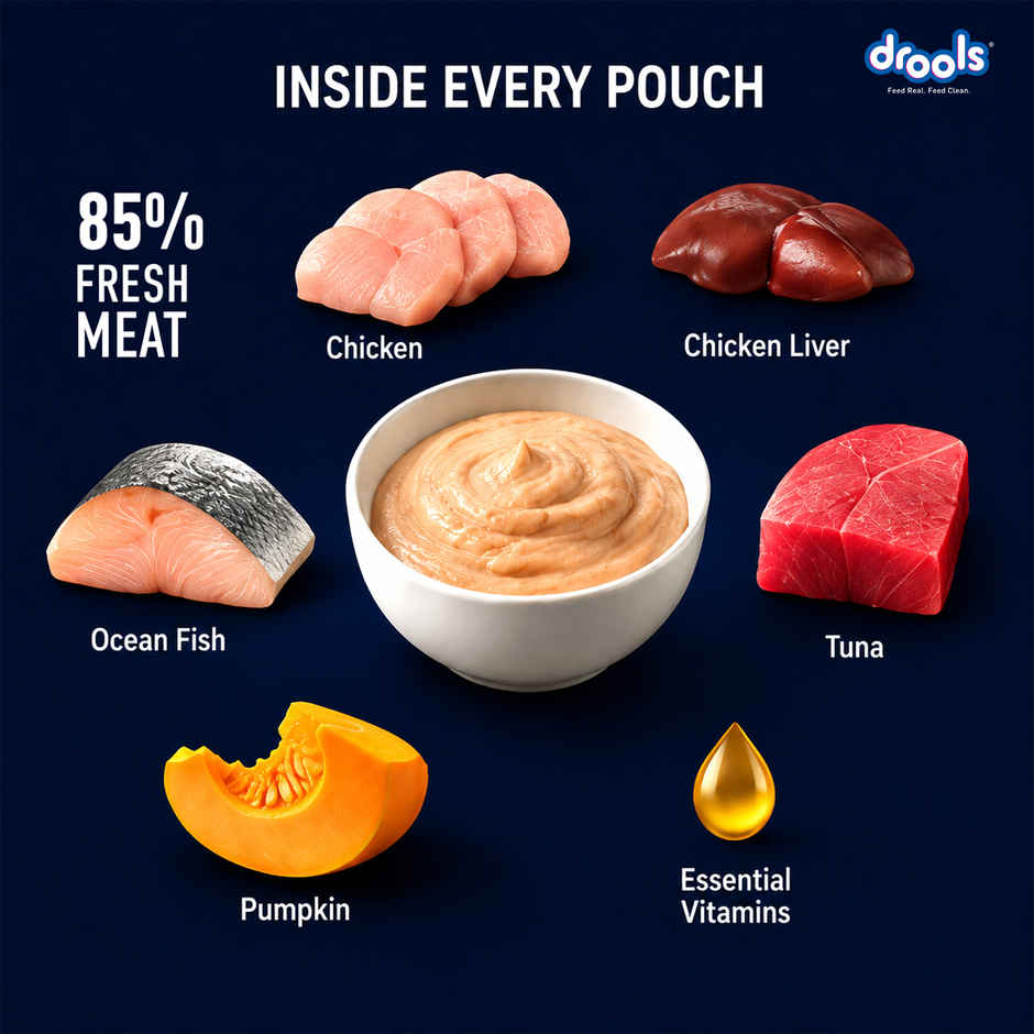 Drools Ocean Fish Mousse Kitten Wet Food
