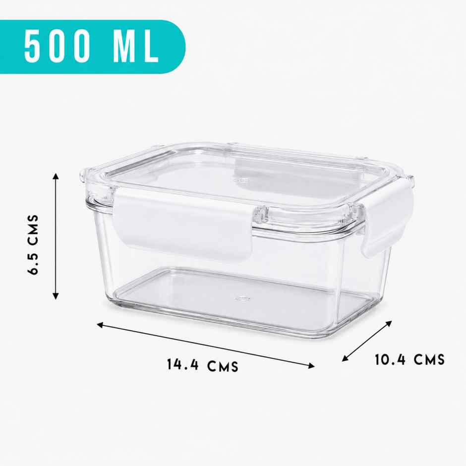 Steelo SoFresh Rectangular Container | 500 ml