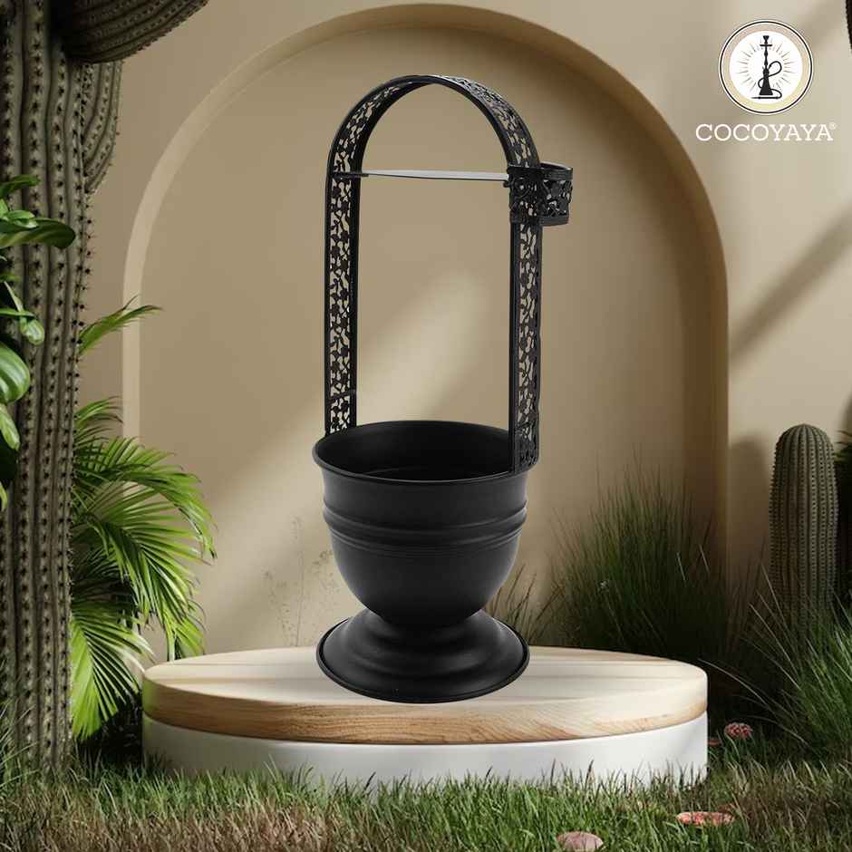 Cocoyaya Charcoal Holder Basket Black